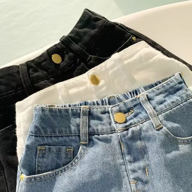 Jessie Distressed Denim Shorts