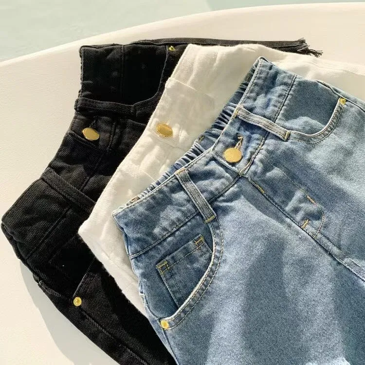 Jessie Distressed Denim Shorts