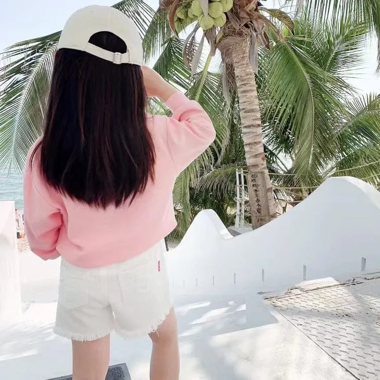 Jessie Distressed Denim Shorts