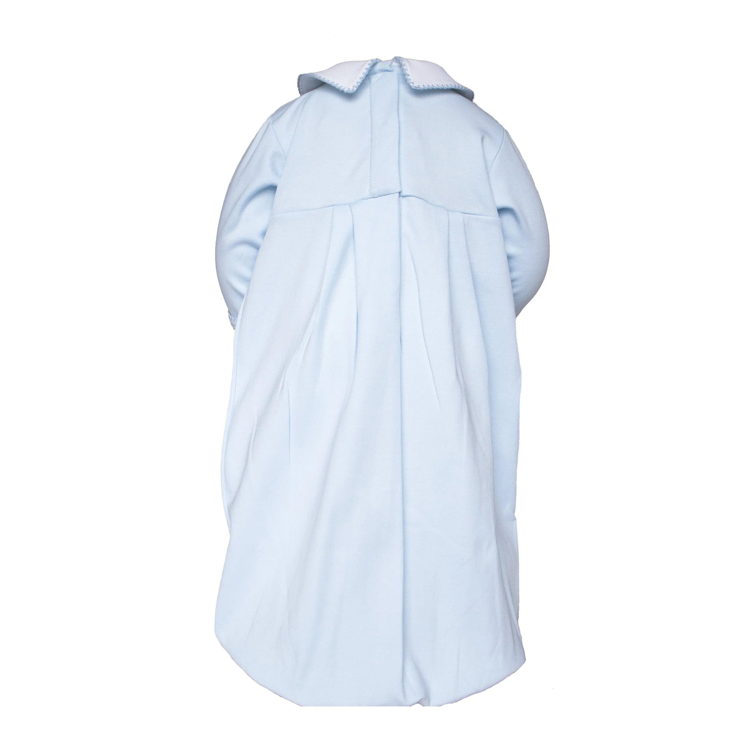 Lt.Blue Smocked Day Gown