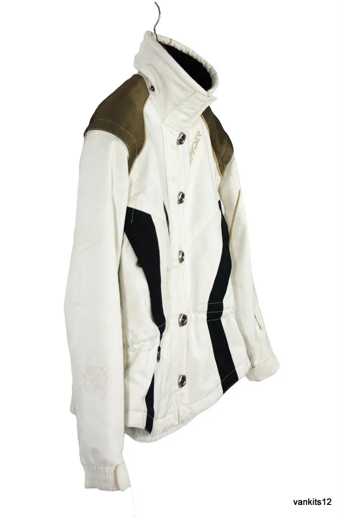 SPYDER Ski/ Snowboard White Jacket/Vest, USA 6/UK 8/EU S