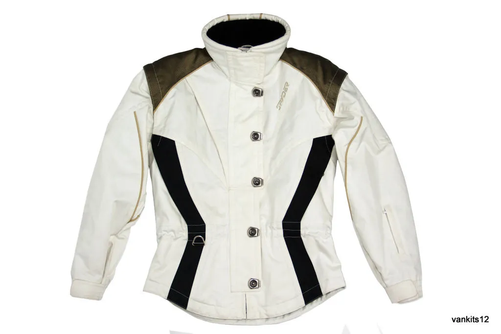 SPYDER Ski/ Snowboard White Jacket/Vest, USA 6/UK 8/EU S