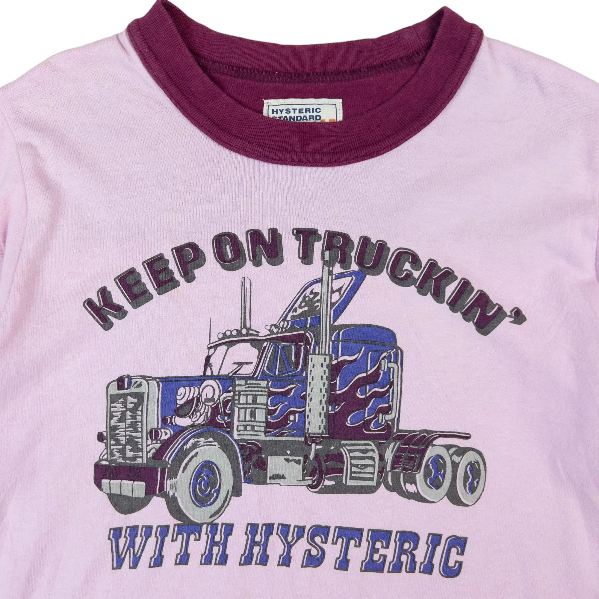 Vintage Hysteric Glamour Trucker Graphic Long Sleeve T Shirt Women's Size XS