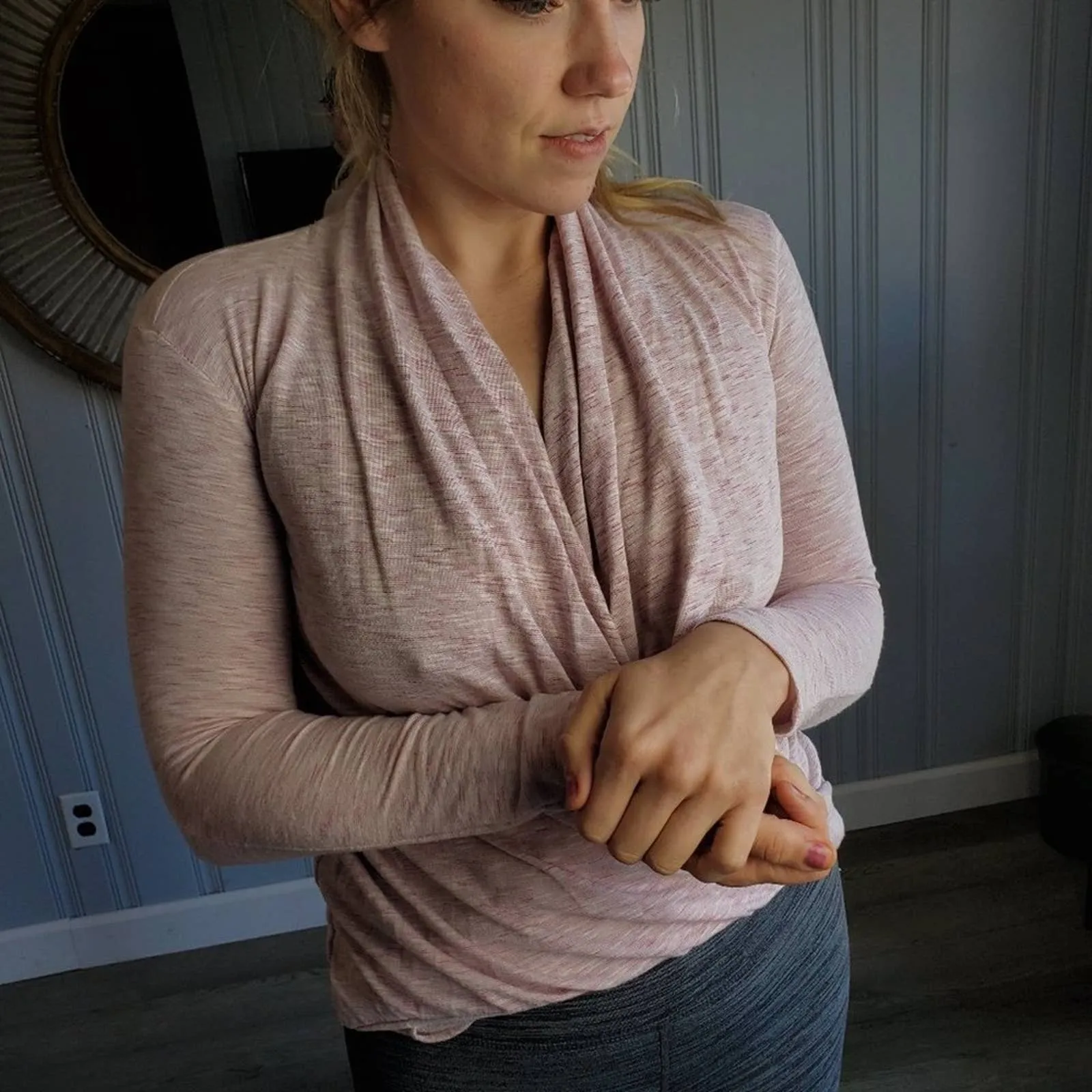 Wrap Front High-low Top │S
