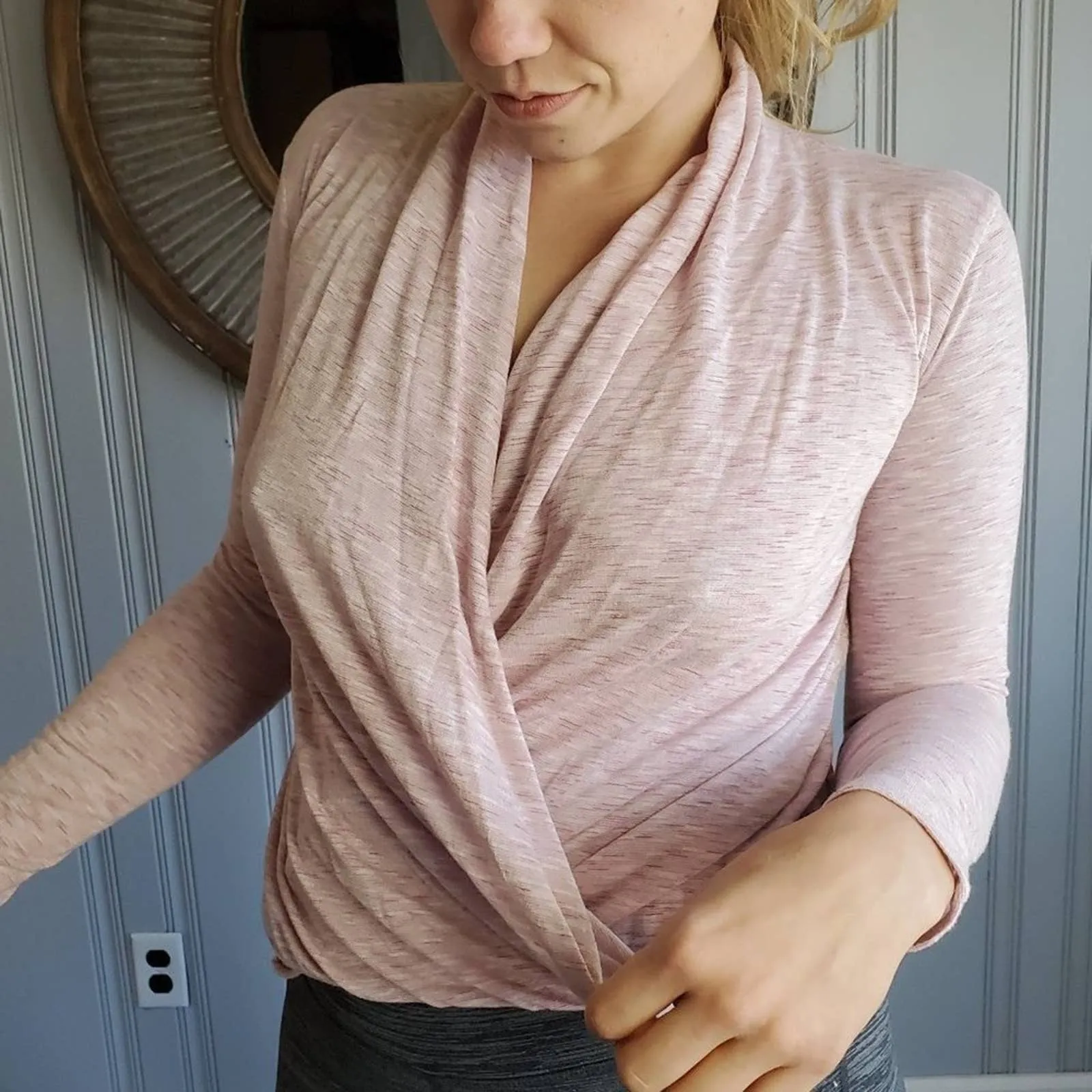 Wrap Front High-low Top │S